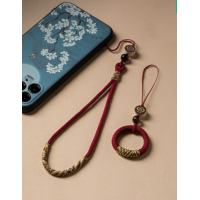 Chinese style vintage ring buckle pendant