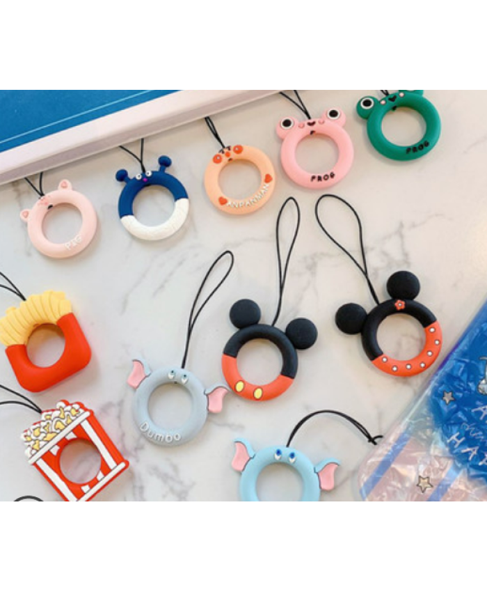 Cute Detachable Silicone Phone Pendant