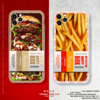 French Fries Burger Couple Phone Case