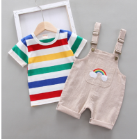 Children's cotton striped Boy T-shirt